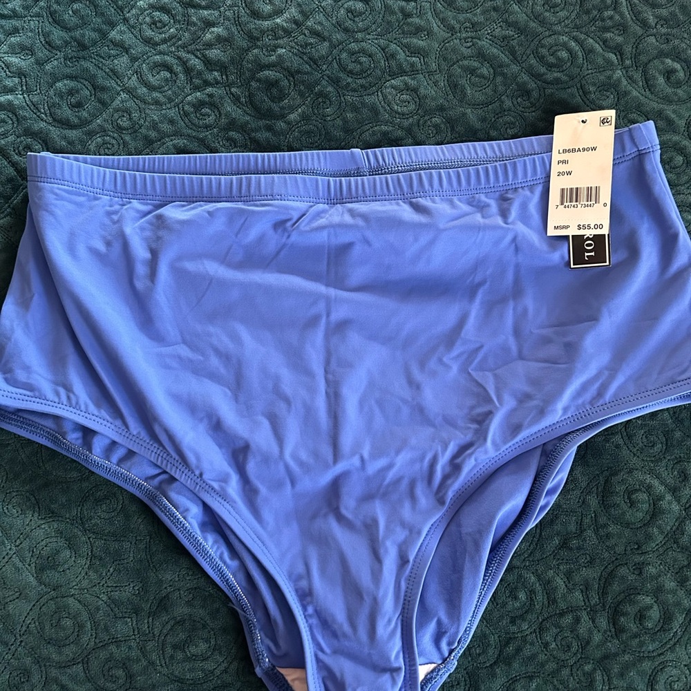 La Blanca Azure High-Waisted Bikini Bottom